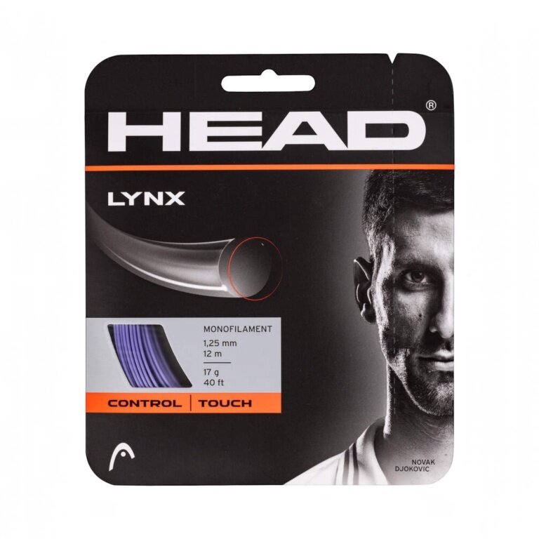Head Tennis String Lynx (Durability) Purple 12m Set