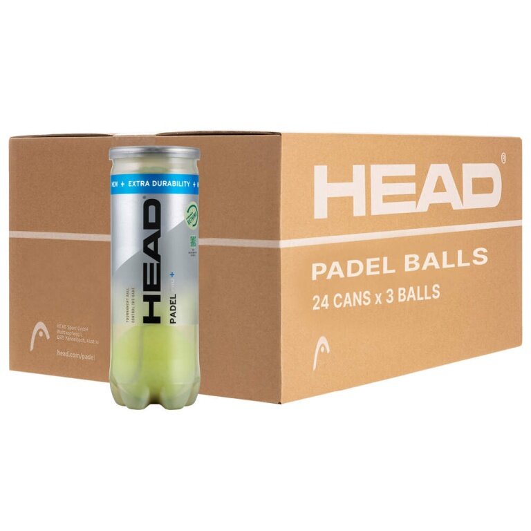 Head Padel Balls Pro+ Padel 24x3 Pack in Box