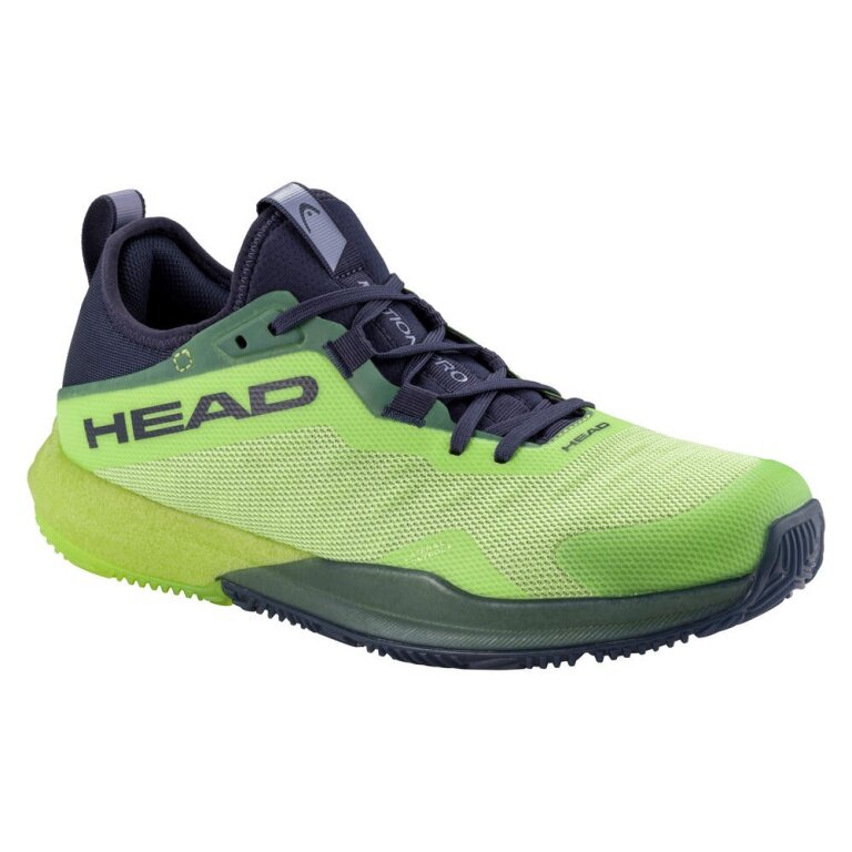 Head Padel Shoes Motion Pro 2025 lime/navy blue men's