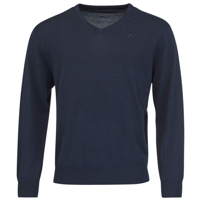 Head Pullover Classic V-Neck (Cotton) navy blue Men's