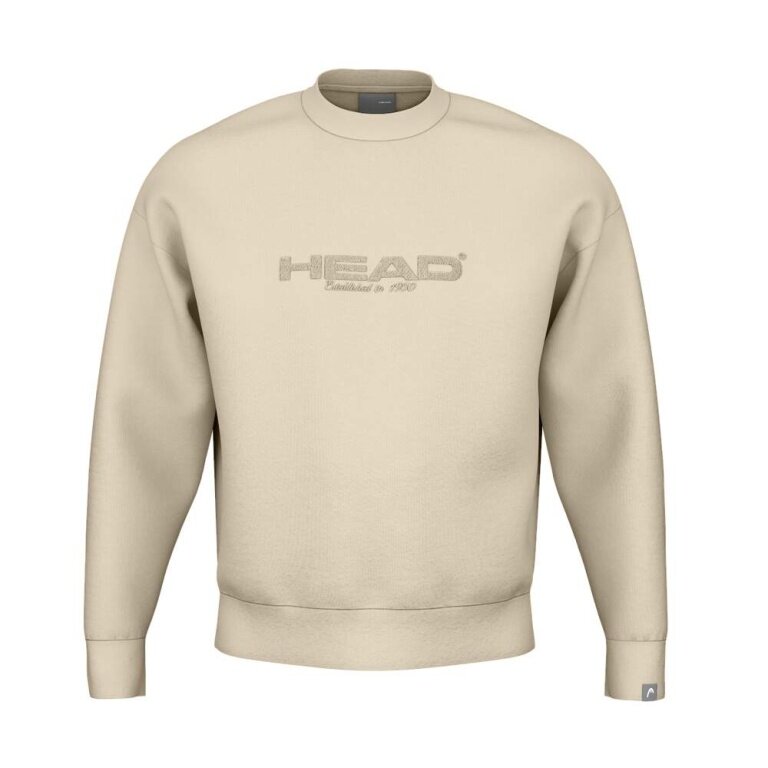 Head Pullover Motion Crewneck (Cotton) beige Men's