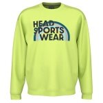 Head Pullover Rally Crewneck (mixed fabric) lime yellow men's
