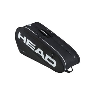 Head Tennis Racket Bag Tour Racquet Bag M (Racket Bag, 2 Main Compartments) 2026 black/white 6-pack