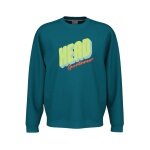 Head Pullover Rally Crewneck (mixed fabric) teal green men's