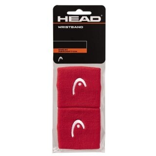 Head Wristband Logo Red - 2 Pieces
