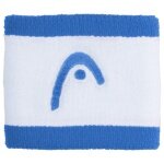 Head Sweatband Wrist Logo Striped Blue/White - 2 Pieces