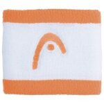 Head Sweatband Wrist Logo Striped Apricot/White - 2 Pieces