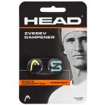 Head vibration dampeners Zverev black/yellow/blue pack of 2