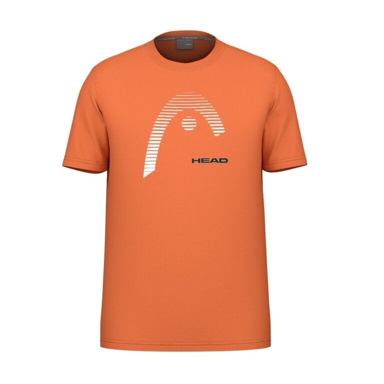 Head Tennis T-shirt Club Carl (mixed fabric, moisture-wicking) 2025 orange men's
