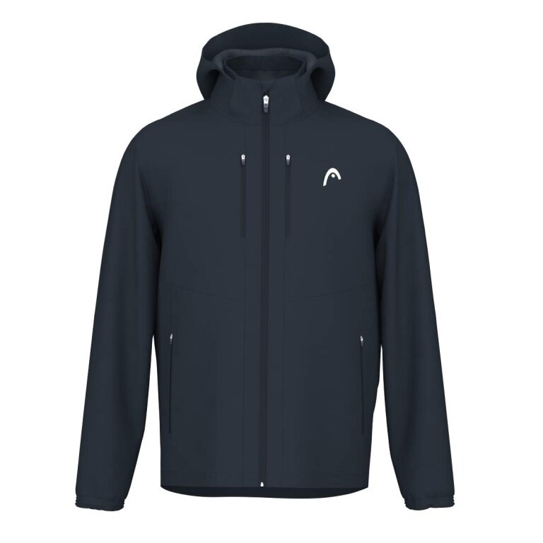 Head Sports Jacket Club Coach with Hood Navy Blue Men's
