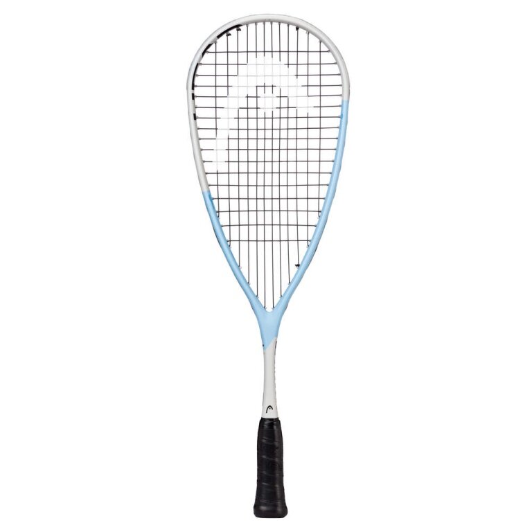 Head Kinder Squash Racket Extreme Junior 120g/head heavy 2025 light blue/white - strung -