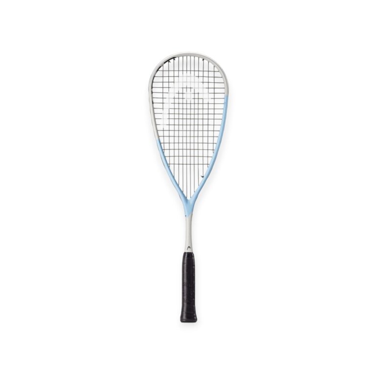Head Squash Racket Extreme 135g/head-heavy 2025 light blue/grey - strung -