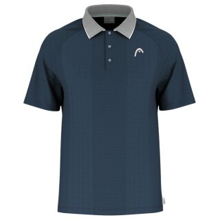 Head Tennis Polo Performance (100% Polyester, Moisture Transfer Microfiber Technology) 2025 navy blue Men's