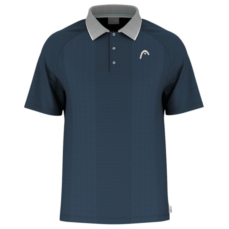 Head Tennis Polo Performance (100% Polyester, Moisture Transfer Microfiber Technology) 2025 navy blue Men's