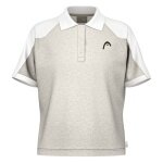 Head Tennis Polo Play Tech (Polyester Jacquard, quick-drying) 2025 grey ladies
