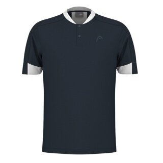 Head Tennis Polo Play Tech (Mesh Inserts, Moisture-Wicking) 2025 Navy Blue Men's