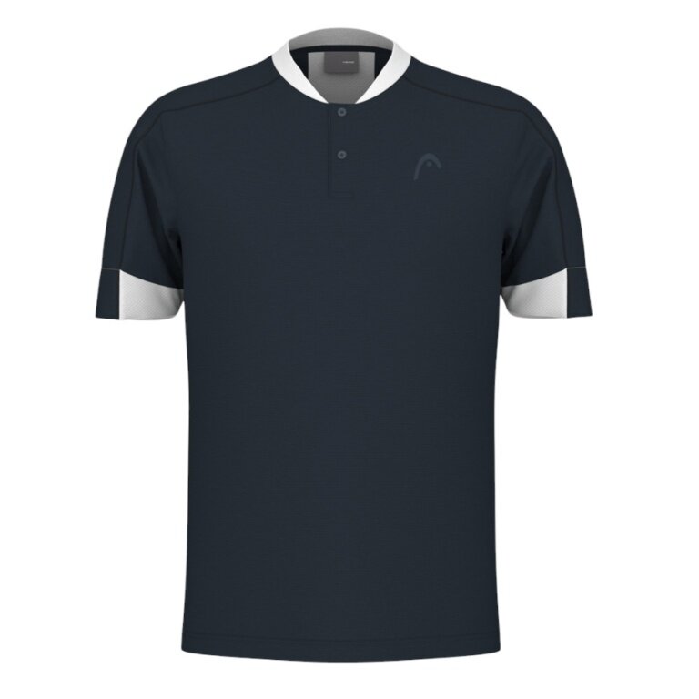 Head Tennis Polo Play Tech (Mesh Inserts, Moisture-Wicking) 2025 Navy Blue Men's