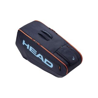 Head Tennis Racket Bag Pro Racquet Bag L (Racket Bag, 3 Main Compartments) 2026 Navy Blue 9-Pack