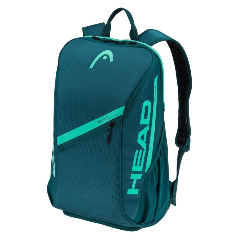 Head Tennis Rucksack Tour (Racket compartment, with shoe compartment, 25 litres) 2026 green