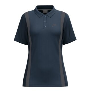 Head Tennis Shirt Club 25 Tech Polo (Moisture Transfer Microfiber Technology) 2025 navy blue ladies