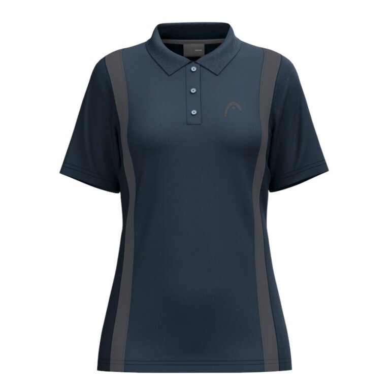 Head Tennis Shirt Club 25 Tech Polo (Moisture Transfer Microfiber Technology) 2025 navy blue ladies