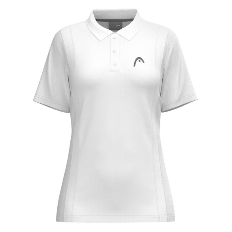 Head Tennis Shirt Club 25 Tech Polo (Moisture Transfer Microfiber Technology) 2025 white ladies