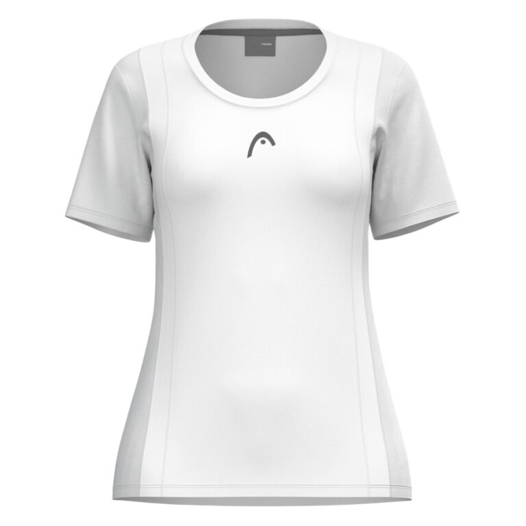 Head Tennis Shirt Club 25 Tech (100% Polyester, quick-drying) white ladies