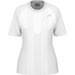 Head Tennis Shirt Performance 2025 (Polyester Jacquard, quick-drying) white ladies