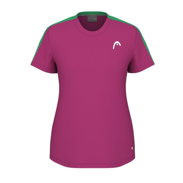 Head Tennis Shirt Tie-Break 2024 (Moisture Transfer Microfiber Technology) Pink Women