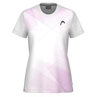 Head Tennis Shirt Tie-Break (Moisture Transfer Microfiber Technology) 2025 white/pink ladies