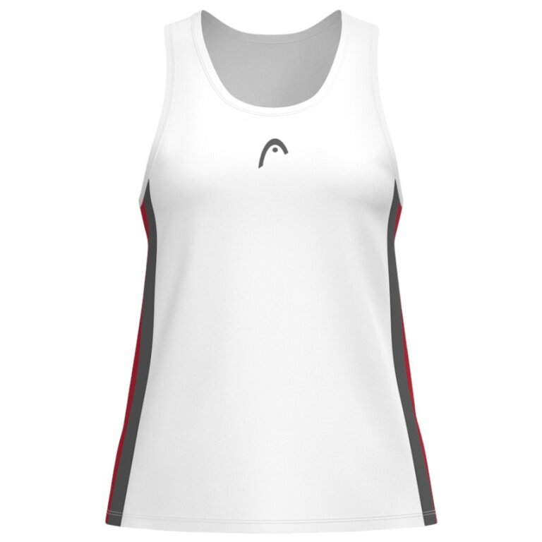 Head Tennis Tank Club 25 Tech Tank Top (Racer Back) 2025 white/red ladies