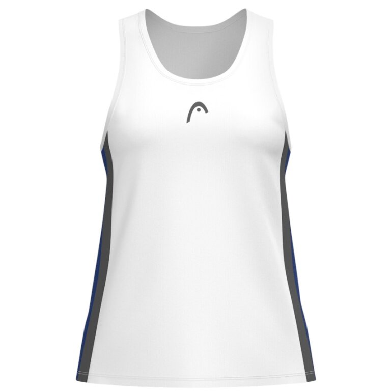 Head Tennis Tank Club 25 Tech Tank Top (Racer Back) 2025 white/royal blue ladies