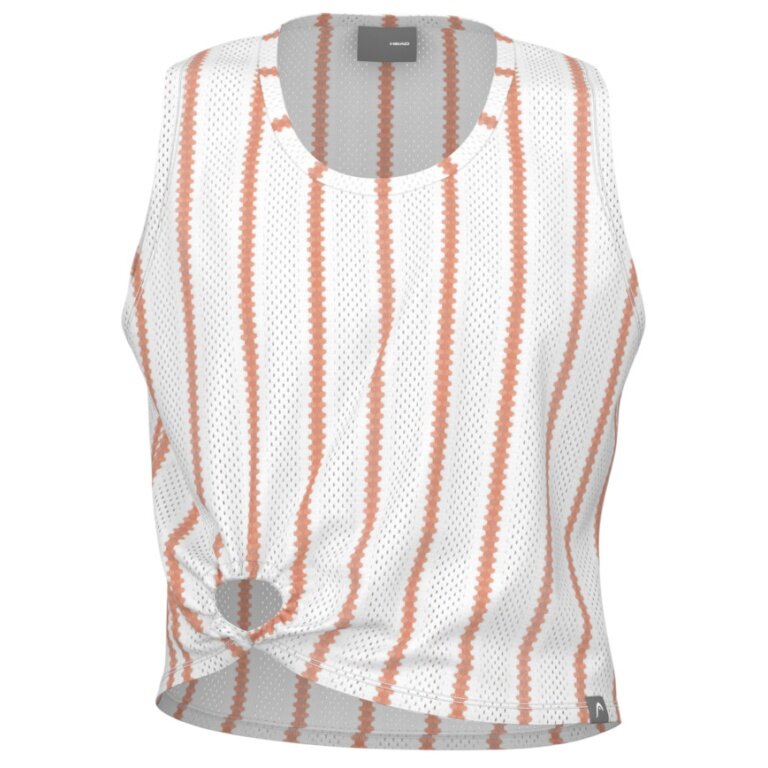 Head Tennis Tank Move Tank Top (breathable, quick-drying) 2025 white/orange ladies