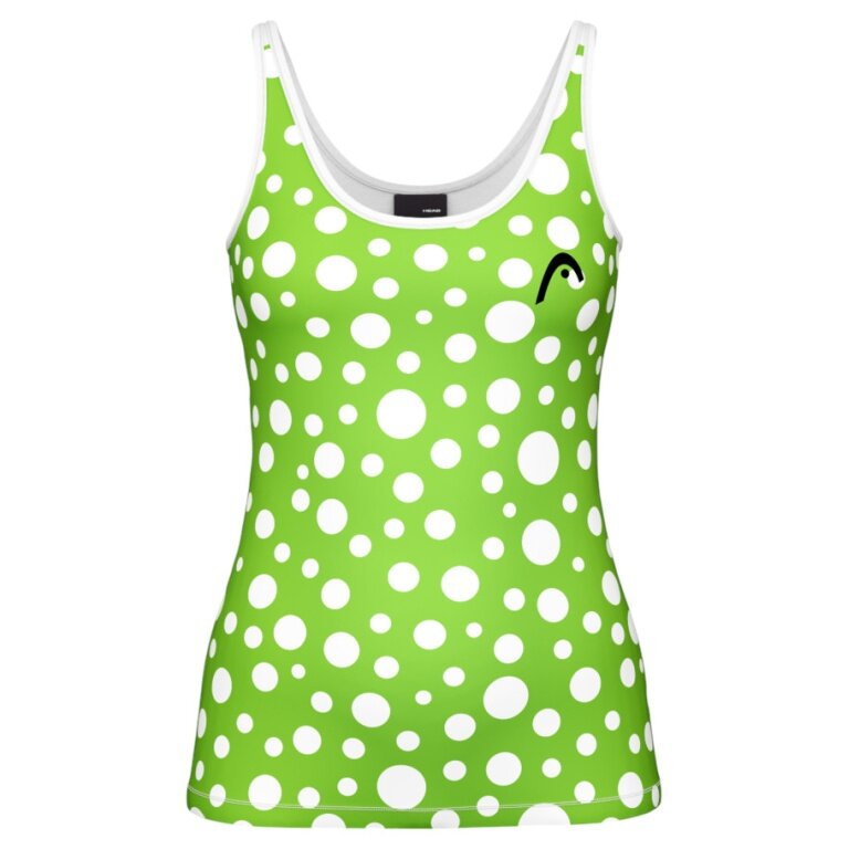 Head Tennis Tank Top Spirit II (moisture-wicking) 2025 green/white ladies