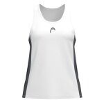 Head Tennis Tank Top Club 25 (Racer Back) 2025 white/navy blue girls