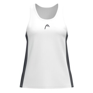 Head Tennis Tank Top Club 25 (Racer Back) 2025 white/navy blue girls