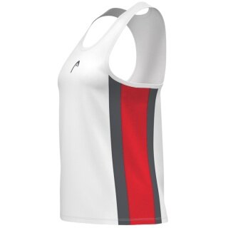 Head Tennis Tank Top Club 25 (Racer Back) 2025 white/red girls