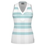 Head Tennis Tank Top Performance (quick-drying, V-neck) 2025 white/aquablue ladies