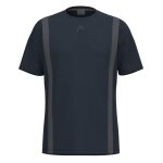 Head Tennis T-shirt Club 25 Tech (100% Polyester, breathable) 2025 navy blue boys
