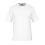 Head Tennis T-shirt Performance 2024 (Polyester Jacquard, quick-drying) white Men
