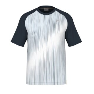 Head Tennis T-shirt Performance 2024 (Polyester Jacquard, quick-drying) navy blue/white Men