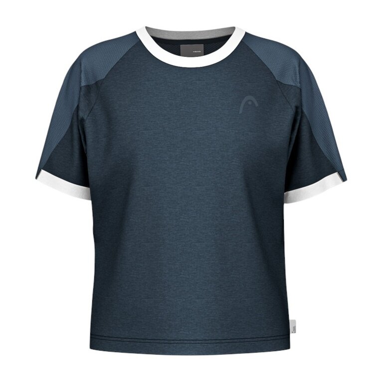 Head Tennis T-shirt Play Tech (Moisture Transfer Microfiber Technology) 2025 navy blue ladies