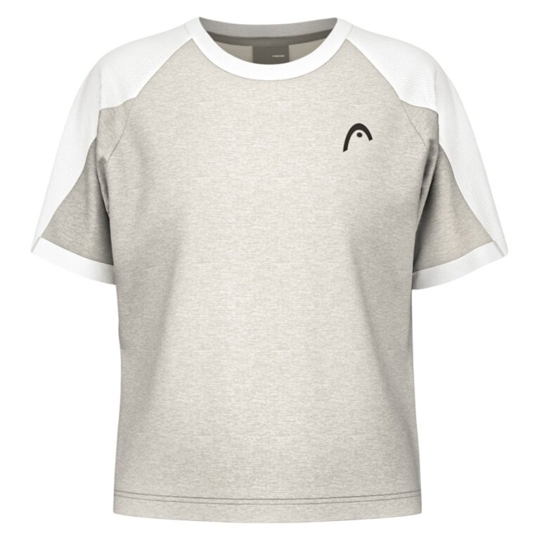 Head Tennis T-shirt Play Tech (Moisture Transfer Microfiber Technology) 2025 grey ladies