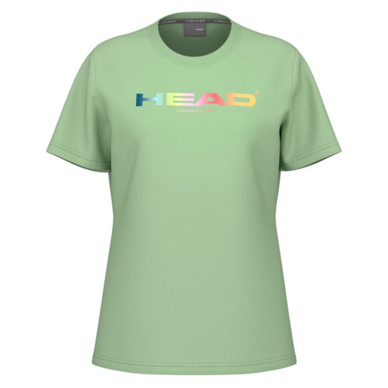 Head Tennis T-shirt Rainbow (mixed fabric) 2025 green ladies