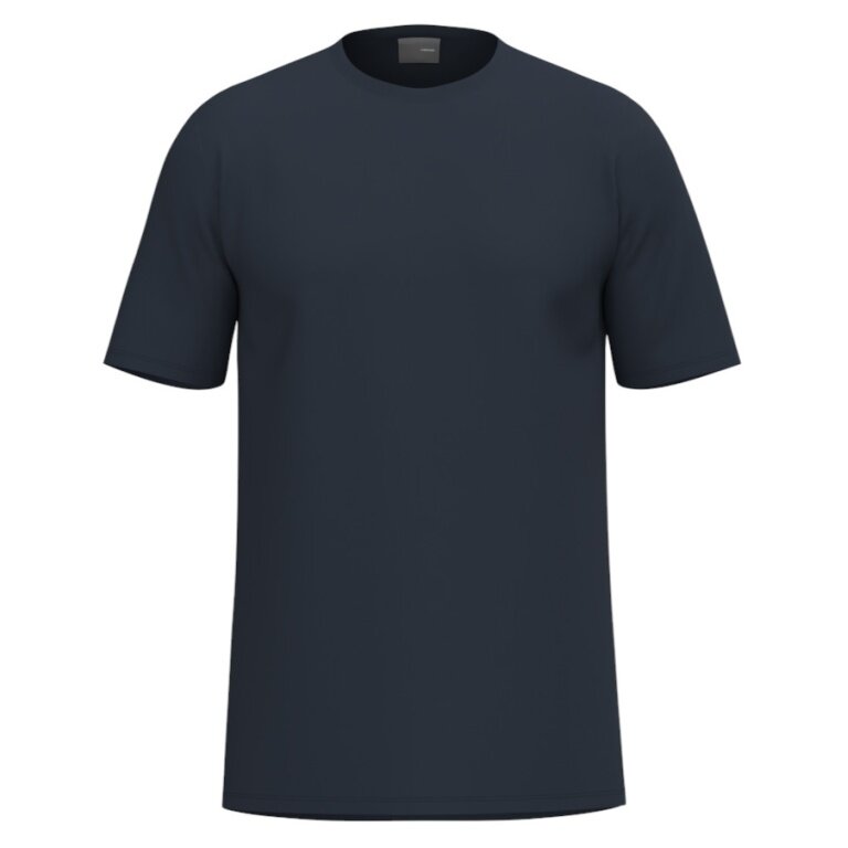 Head Tennis T-shirt Simple (100% Polyester) 2025 navy blue Men's