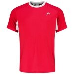Head Tennis T-shirt Slice 2023 (breathable) red Boys