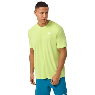 Head Tennis T-shirt Slice II (moisture-wicking) lime yellow men's