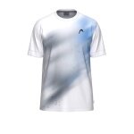 Head Tennis T-shirt Topspin (quick-drying, modern) 2026 white/navy blue men's