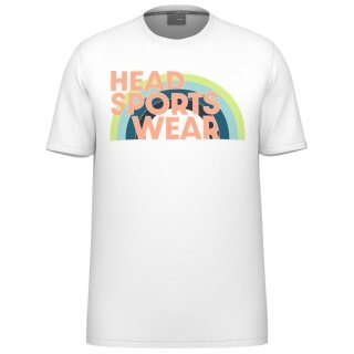 Head Tennis T-shirt Vision (moisture-wicking) 2025 white men's