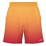 Head Tennis Shorts Short Power II 2024 (with inner shorts, moisture-regulating) short orange/yellow men's